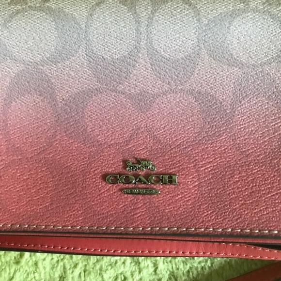 Coach Signature Leather Crossbody Mini Convertible Clutch Bag - Picture 3 of 14